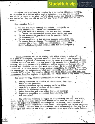Applied Writing Examples Applied Writing A Writing Skills Curriculum For Adult Learners. Second ...