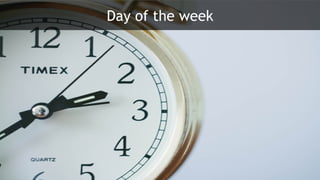 Day of the week
 