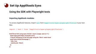 Scaling Visual Testing with Playwright and AI | PDF