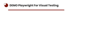 Scaling Visual Testing with Playwright and AI | PDF