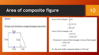 Area of composite figure 10
 