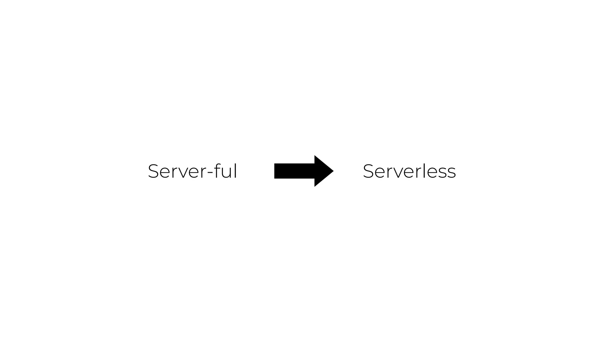 Server-ful Serverless
 