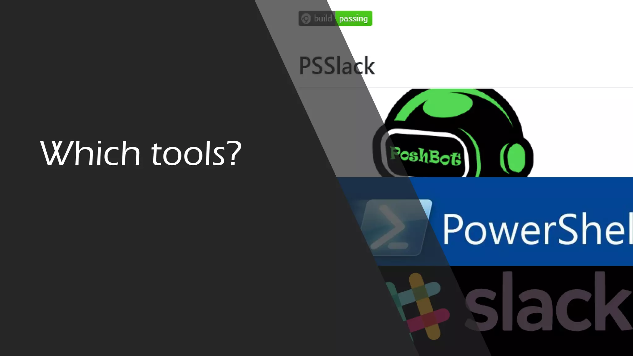 Which tools?
 