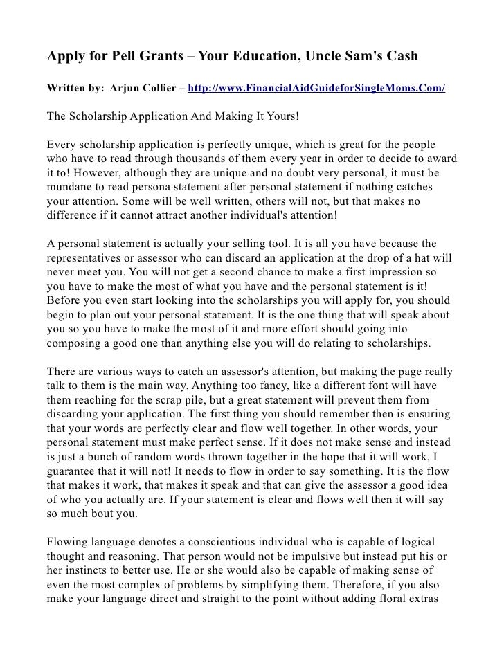 Apply For Pell Grants Your Education, Uncle Sams Cash