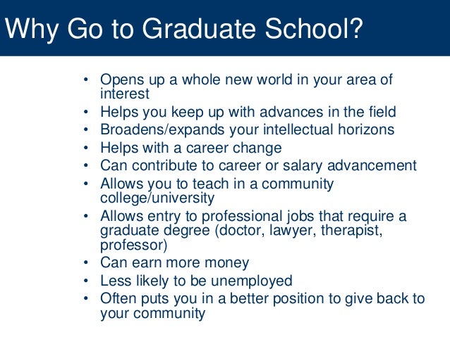 what to go to grad school for