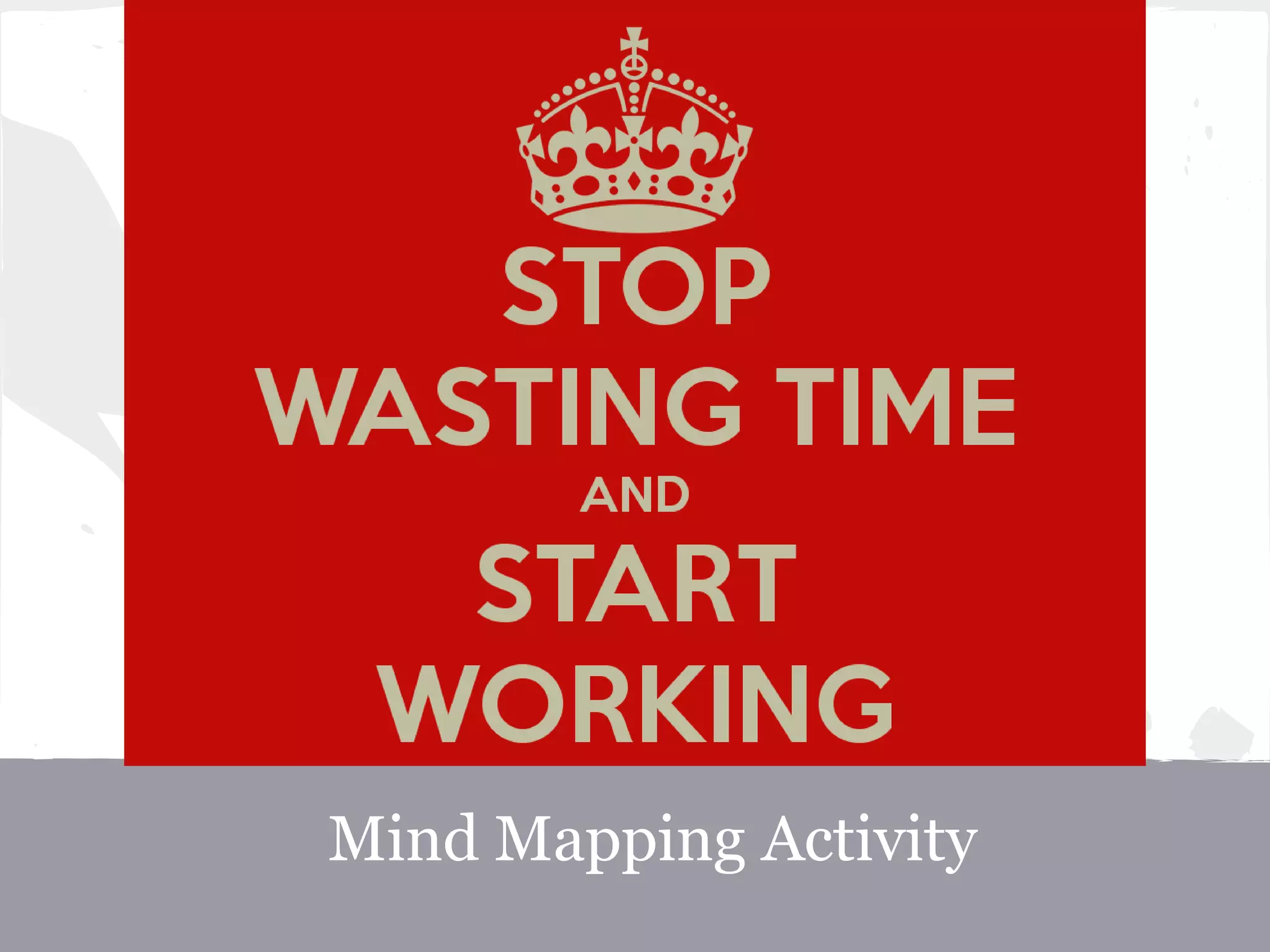 Mind Mapping Activity
 