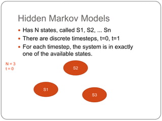 Applying Hidden Markov Models to Bioinformatics | PPT