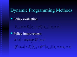 Applying Reinforcement Learning for Network Routing | PPT