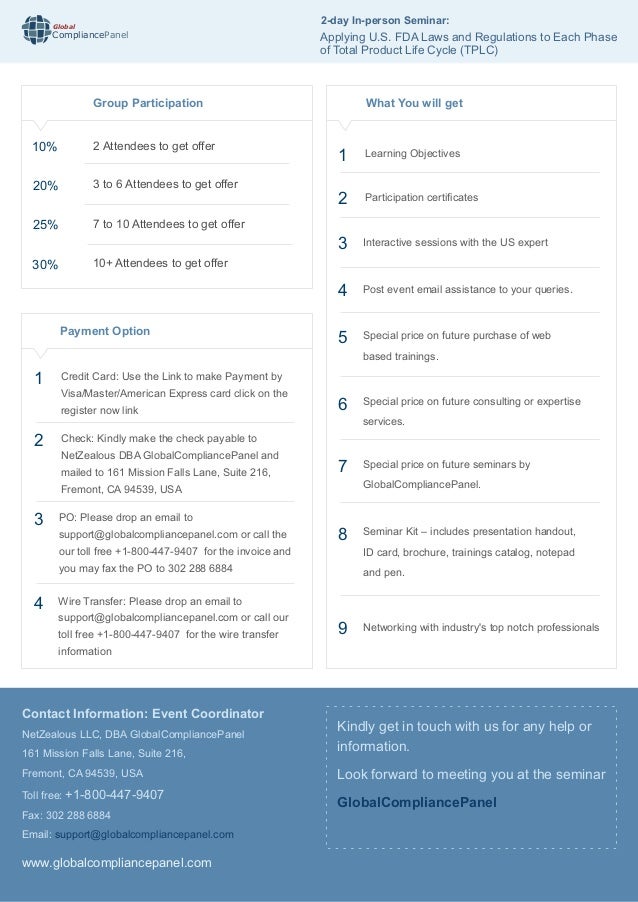 Applying U.S. FDA Laws and Regulations to Each Phase of Total Product