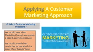 A Customer
Marketing Approach
 