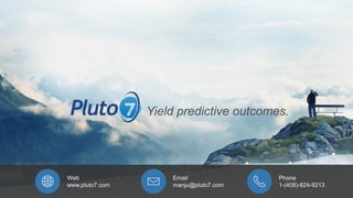 Recommendation Engine and Machine Learning using Planning in a Box using Tableau and Google