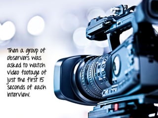 Applying Body Language In Job Interviews