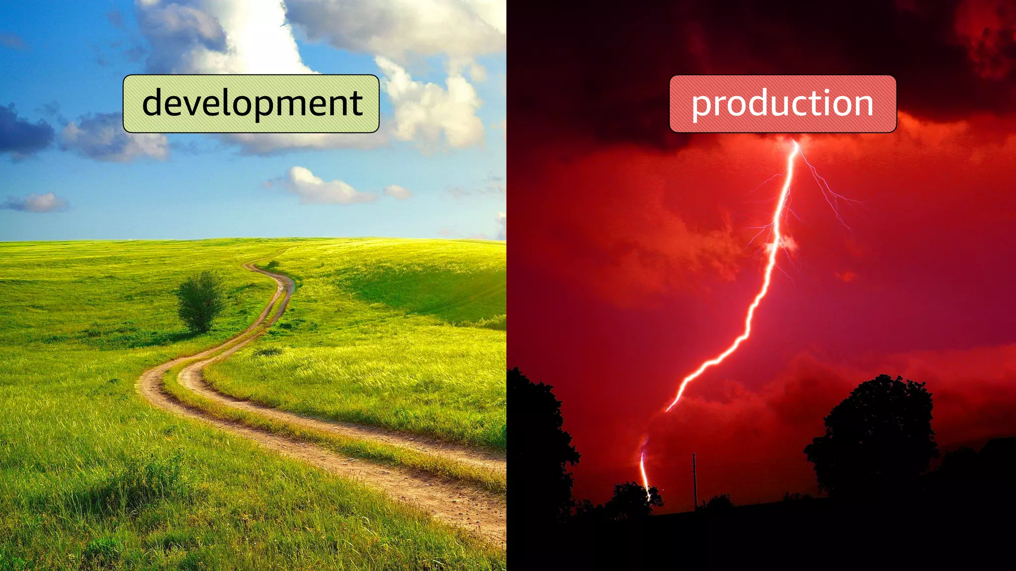 development production
 