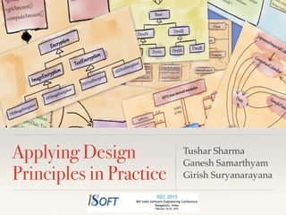 Applying Design
Principles in Practice
Tushar Sharma
Ganesh Samarthyam
Girish Suryanarayana
 