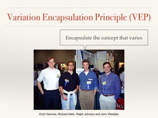 Open Closed Principle (OCP) 
Software entities should be open for 
extension, but closed for modification 
Bertrand Meyer 
 