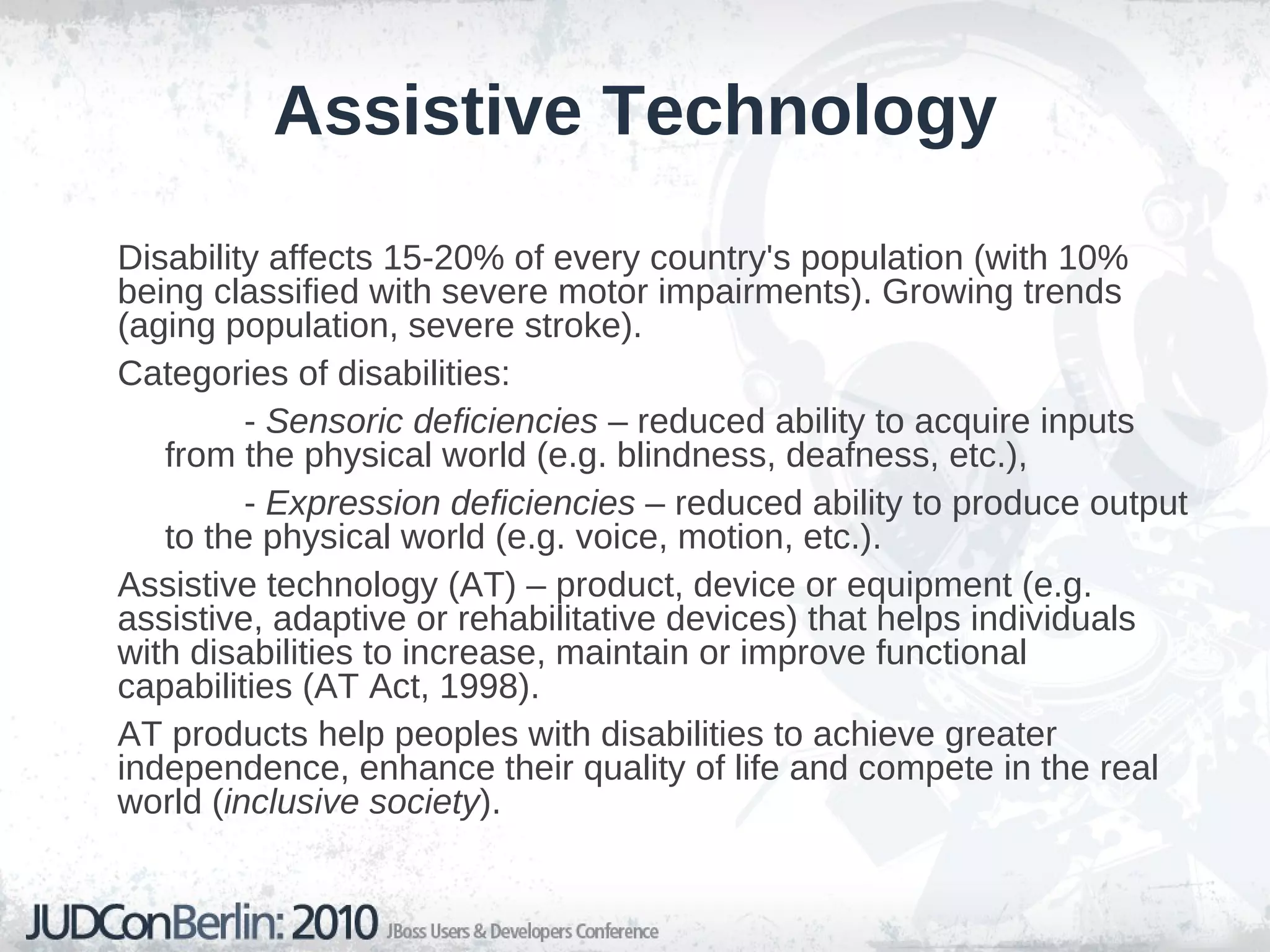 Agenda Assistive Technology (AT) 