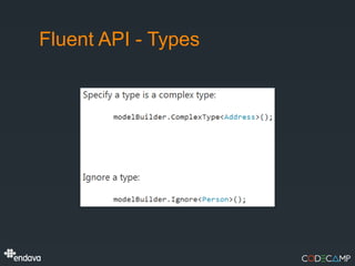 Fluent API - Types
 