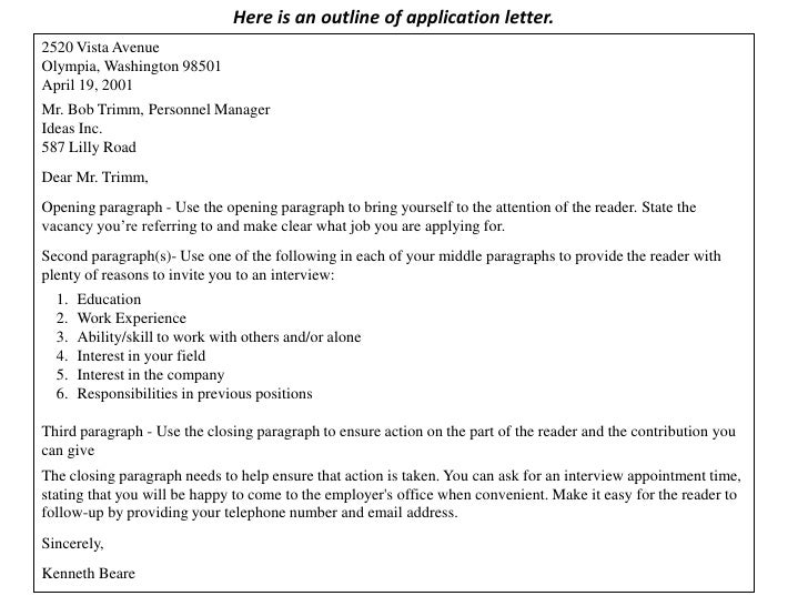 Applying For A Job