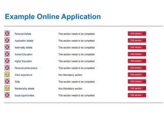 Example Online Application
 