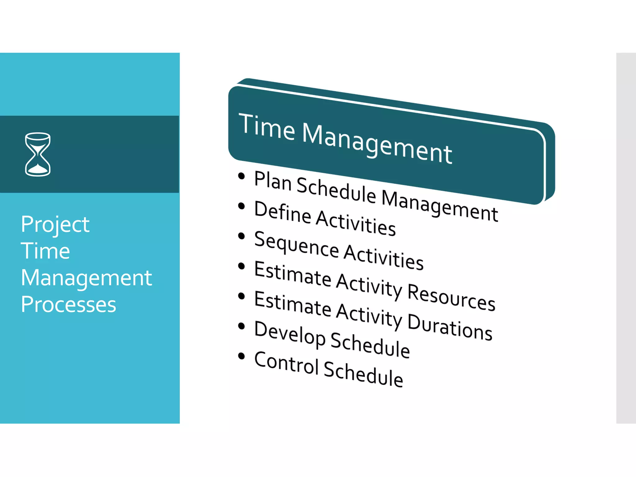 Project
Time
Management
Processes

 