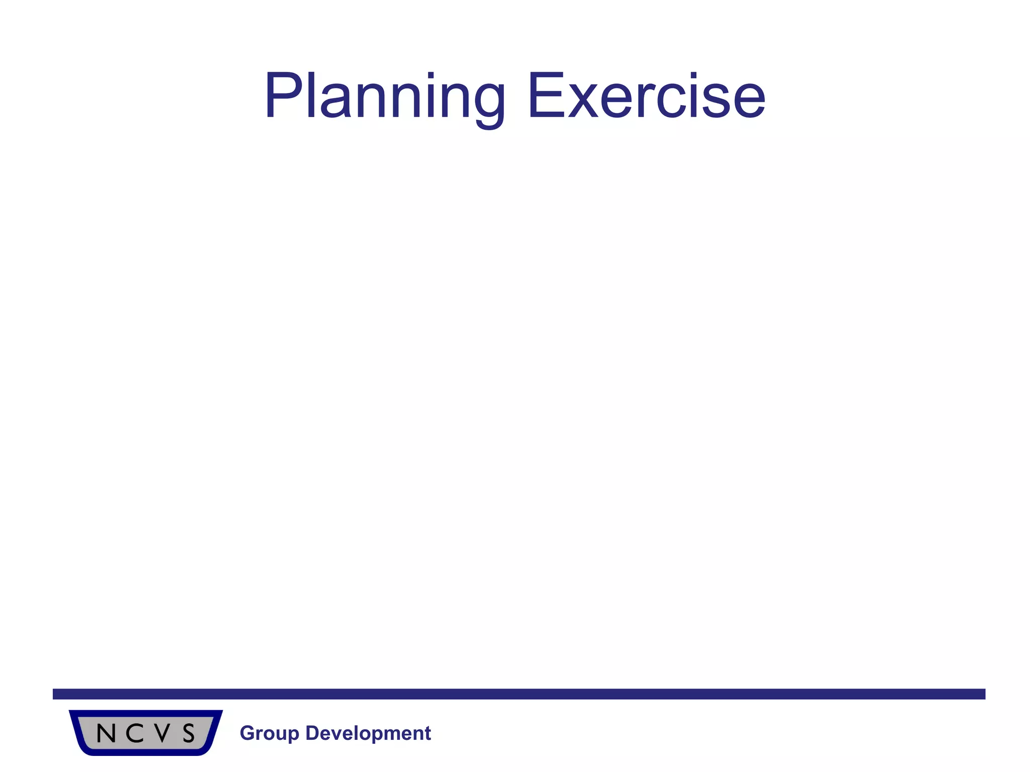 Planning Exercise 