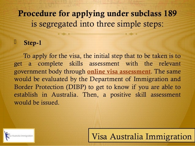 Australia pr process steps 189