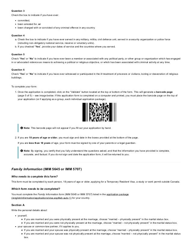 applying for visitor visa temporary resident visa imm 5256 imm 5257 form