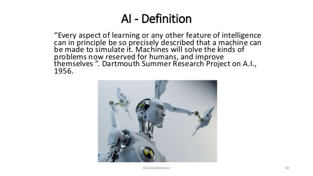 Applying Machine Learning And Artificial Intelligence To