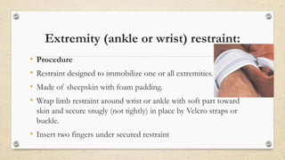 Applying of restraints.pdfddsdsfdskvkldlvd | PDF