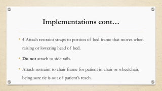 Applying of restraints.pdfddsdsfdskvkldlvd | PDF
