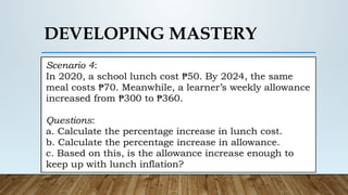 DEVELOPING MASTERY
 