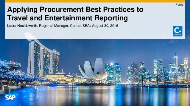 Applying Procurement Best Practices To Travel And