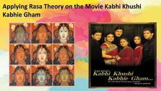 Applying Rasa Theory on the Movie Kabhi Khushi
Kabhie Gham
 