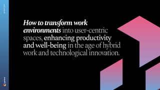 How to transform work
environments into user-centric
spaces, enhancing productivity
and well-being in the age of hybrid
work and technological innovation.
geniant.com
 