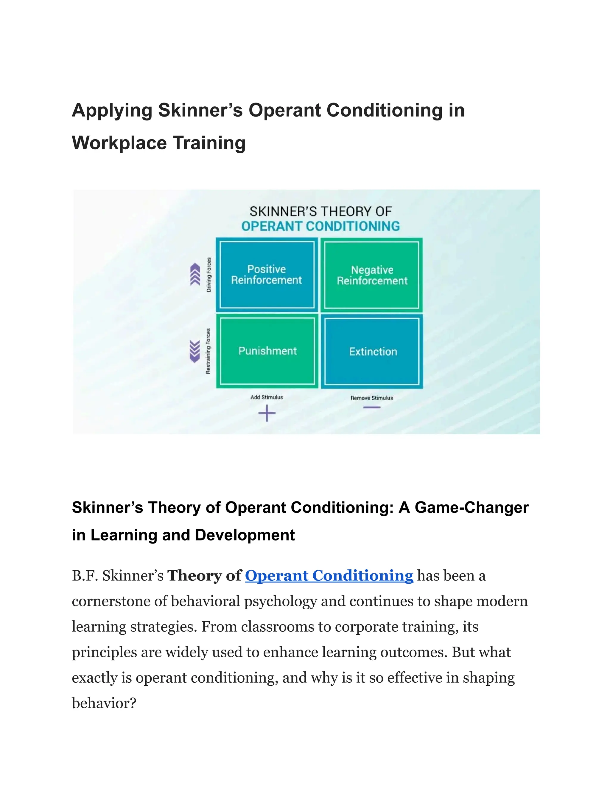 Operational Conditioning Applying Skinner’s Operant Conditioning in Workplace Training.pdf