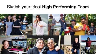 Sketch your ideal High Performing Team
 