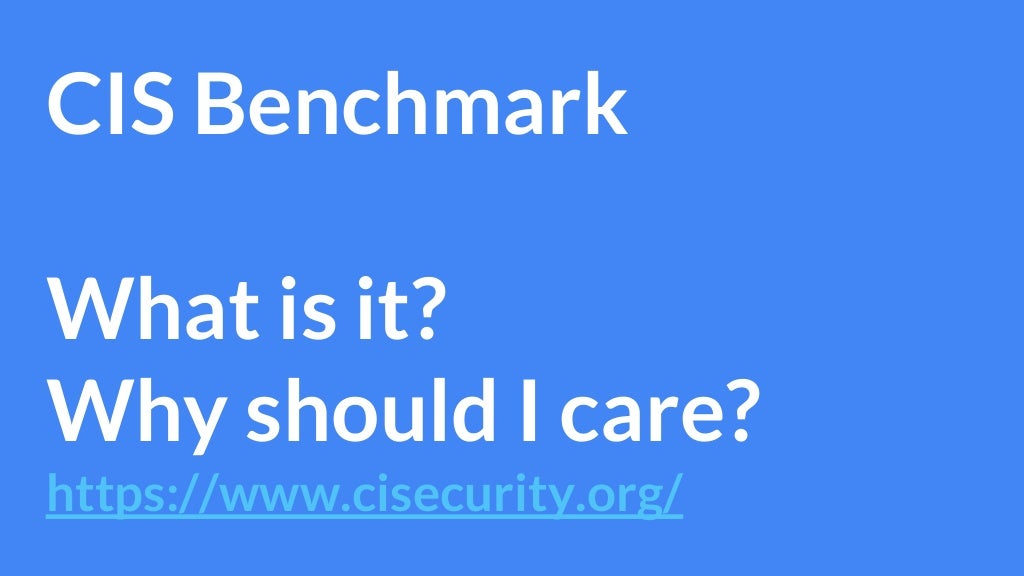 oracle database cis benchmark
