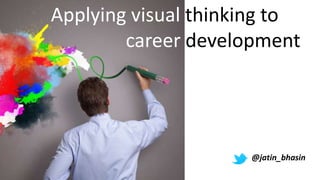 @jatin_bhasin
Applying visual thinking to
career development
 