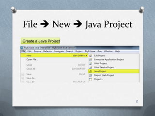 Apply my eclipse to do entity class generation | PPTX