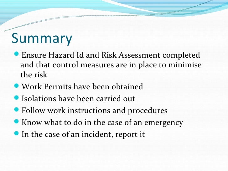 Apply OHS practices in the workplace