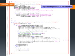 14Concrete ClassImplement operation in each method