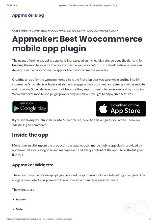 Best Woocommerce Mobile App Plugin Instant
