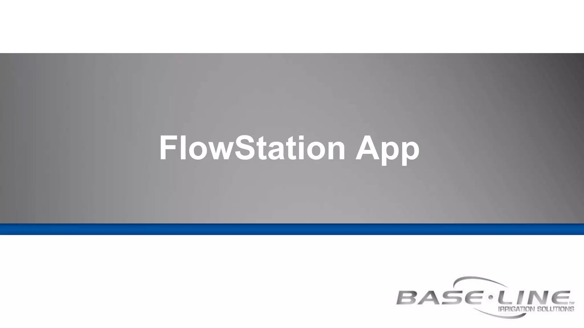 FlowStation App
 