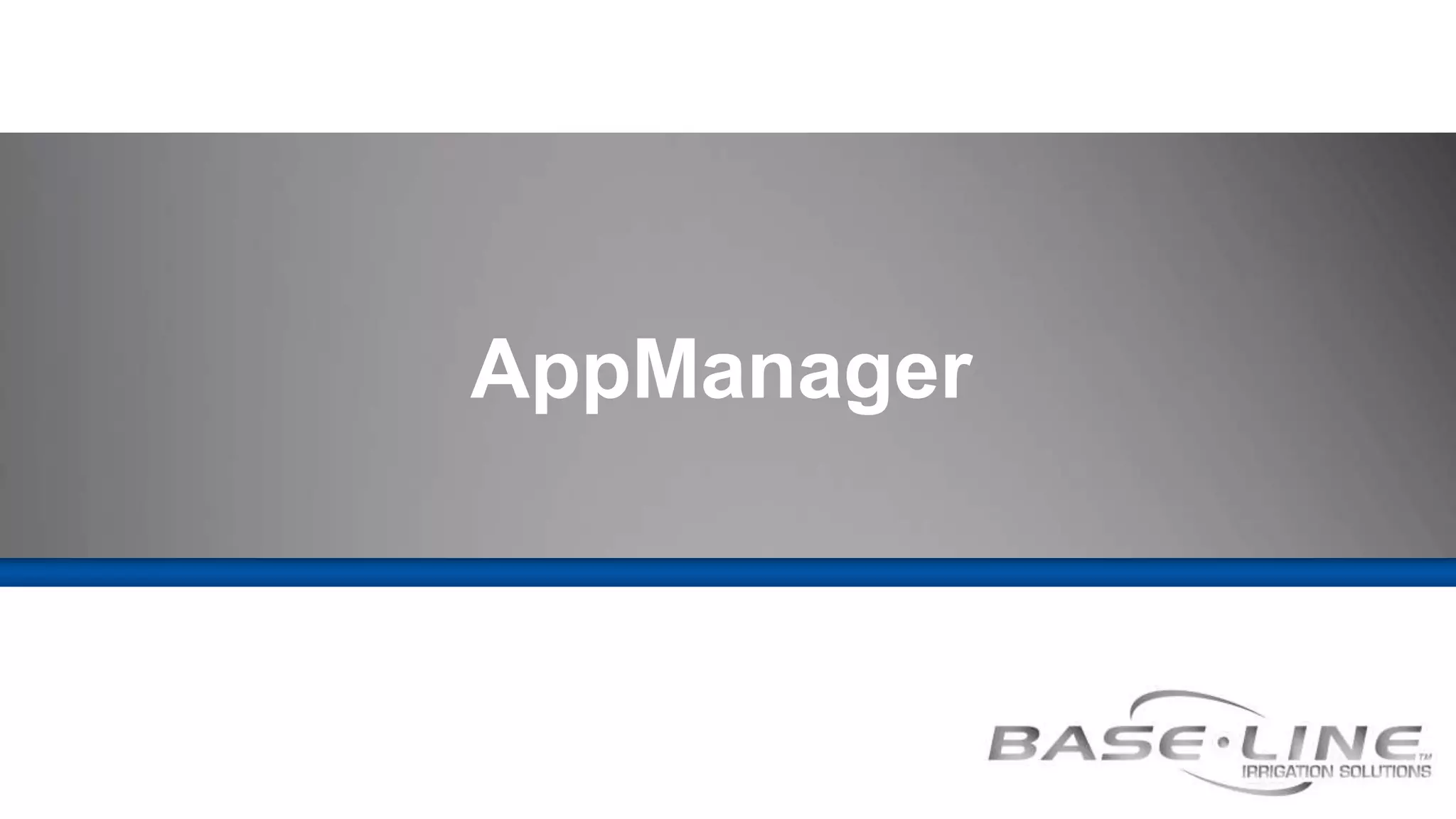 AppManager
 
