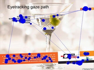 Eyetracking gaze path 