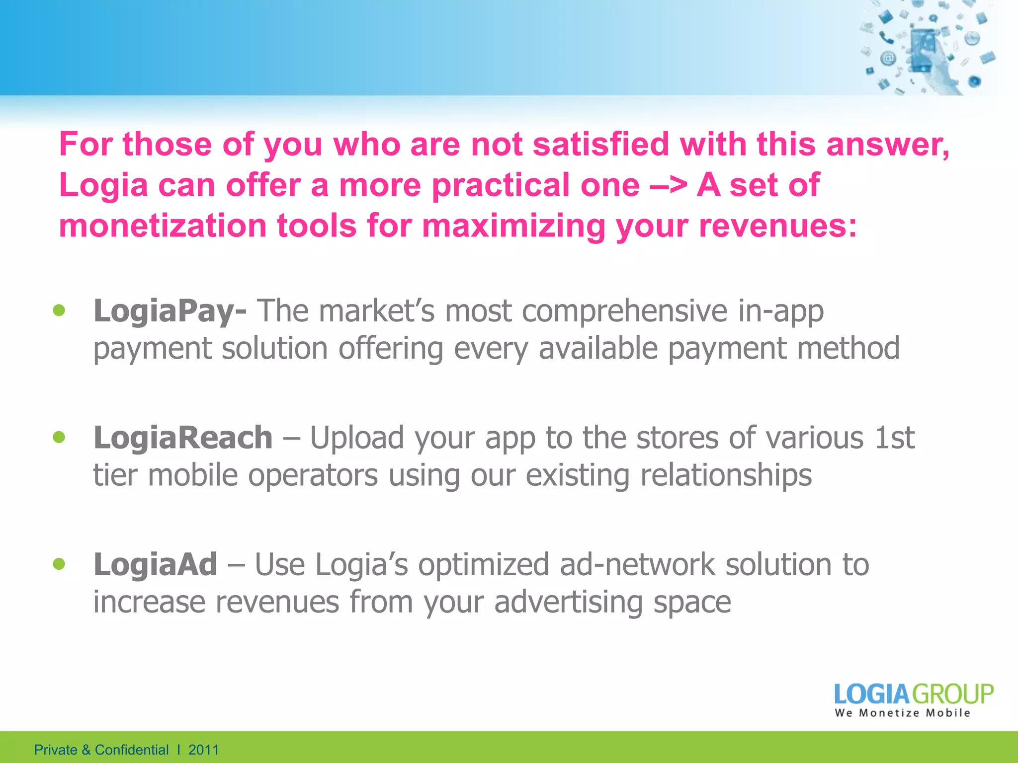 14Incentivized DownloadsFact!At its peak, Tapjoygenerated income of $8M monthly from incentivized downloadsWhile Apple clamped down on incentivized app downloads, this option it still available on Android devices 