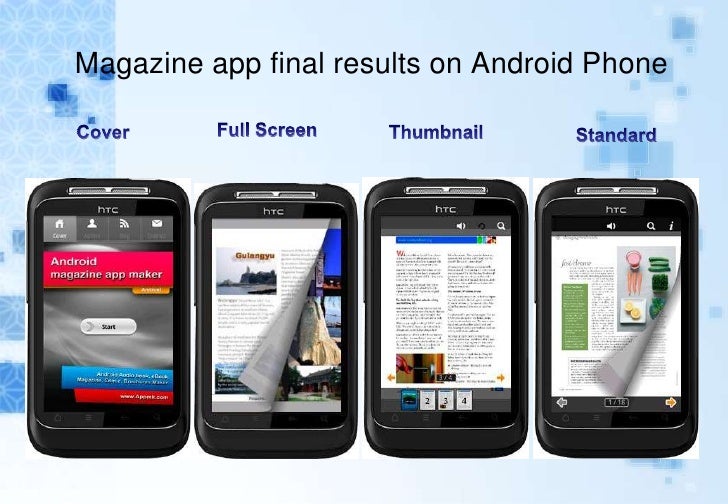 Appmk, Android book/magazine app maker