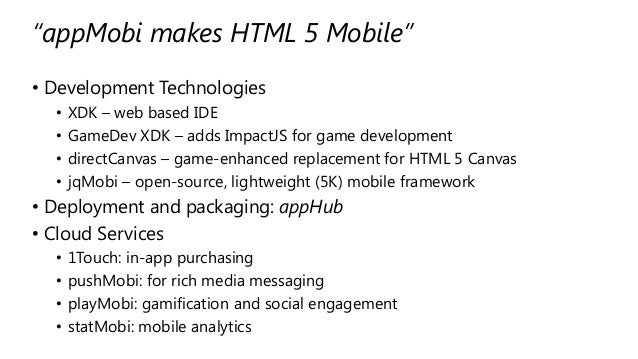 Appmobi html5 xdk download for mac Appmobi html5 xdk download for mac