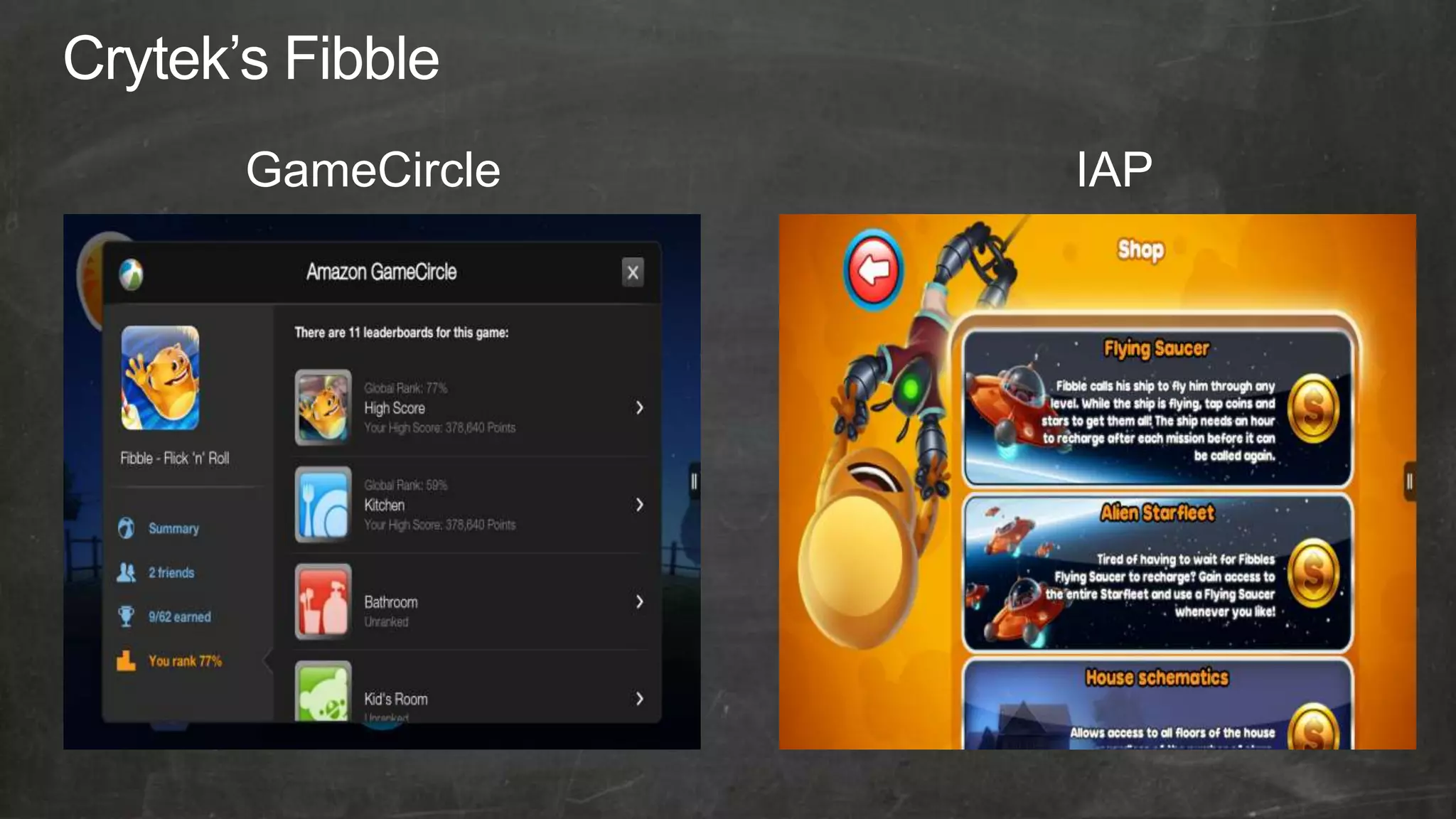 GameCircle   IAP
 