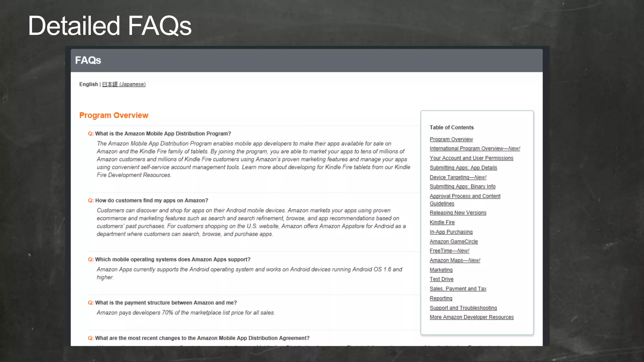 AN IV SF Amazon Keynote